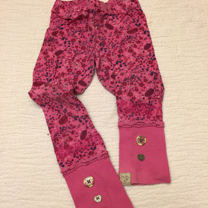 Naartjie pink with flowers pint leggings